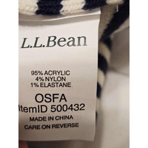 Vtg Deadstock L.L. Bean Katahdin Spell Out Reversible Headband Ear Cover OS - Picture 2 of 5